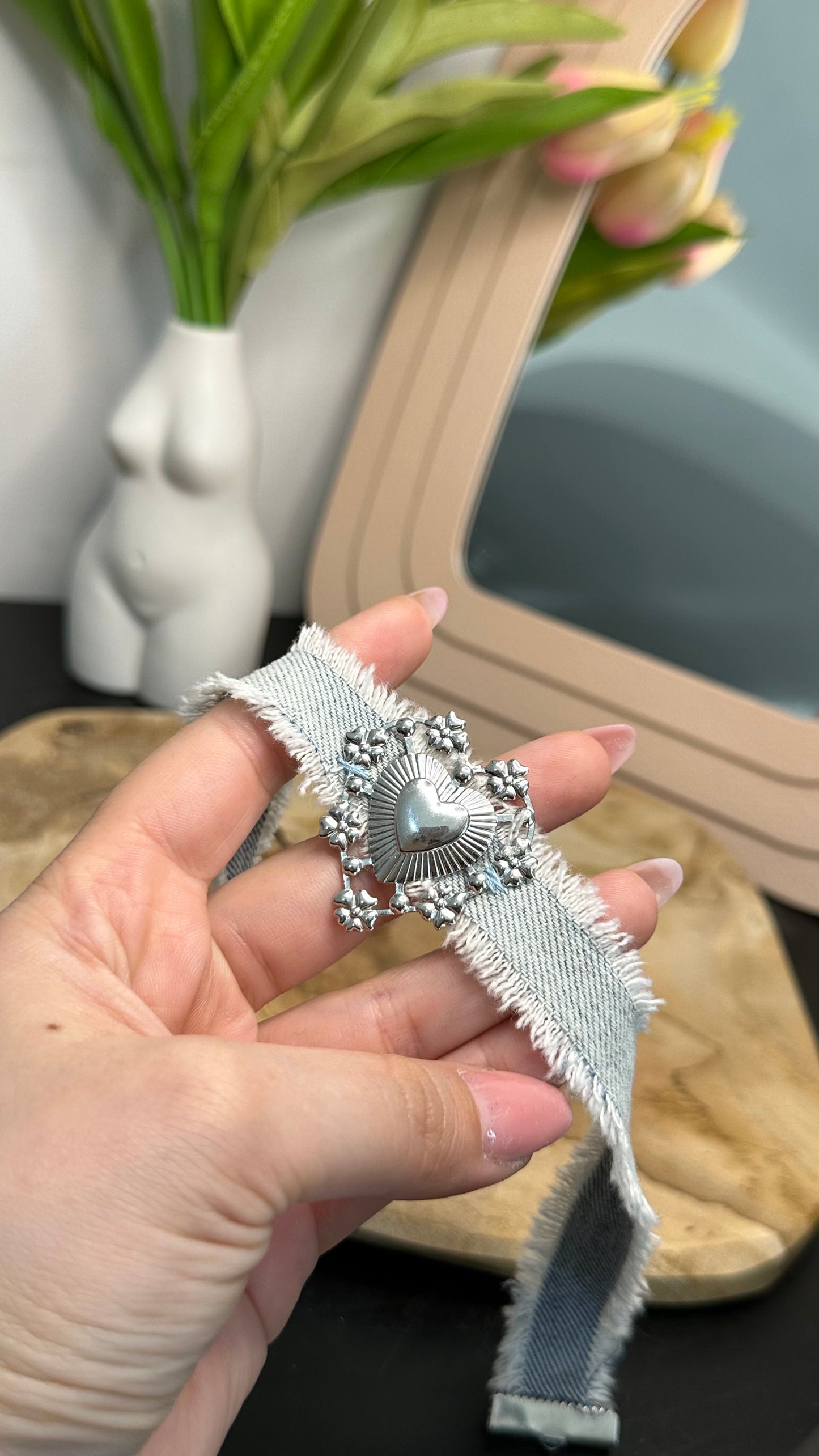 Choker cuore