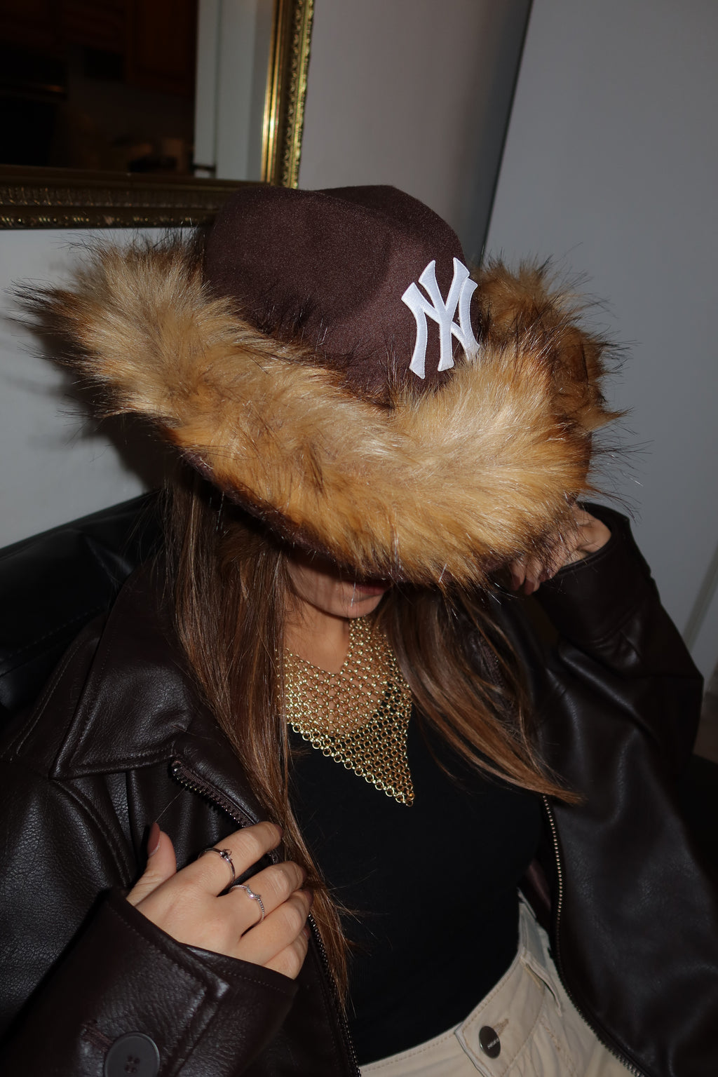 NY iconic fur brown