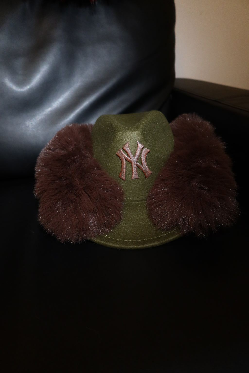NY iconic fur green