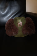 NY iconic fur green