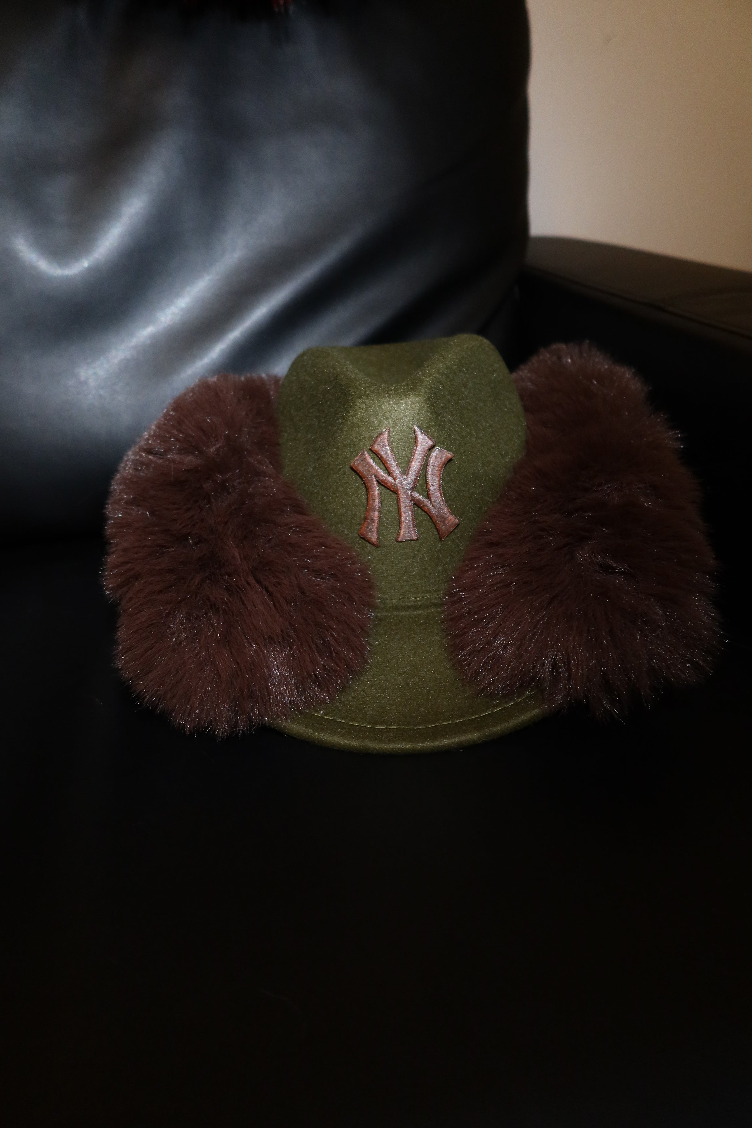 NY iconic fur green