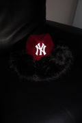 NY iconic fur red and black