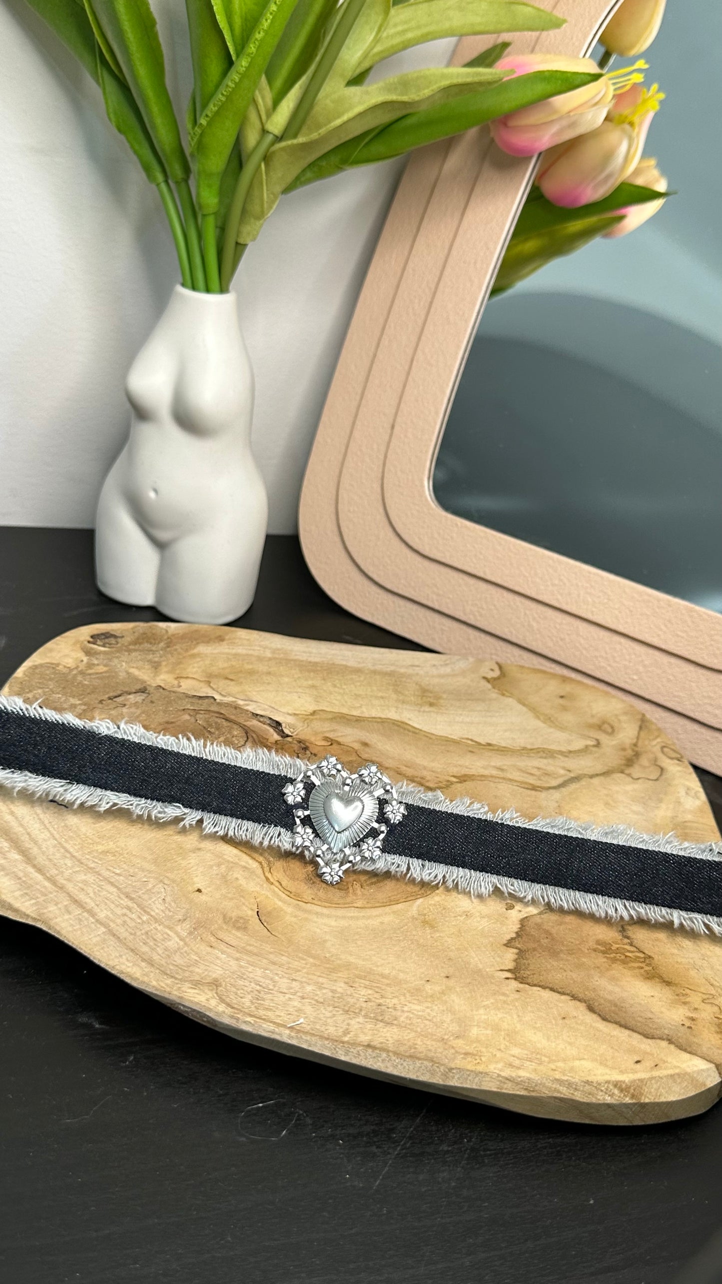 Choker cuore