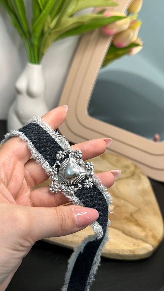 Choker cuore