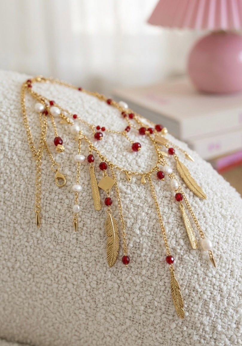 Collana plume