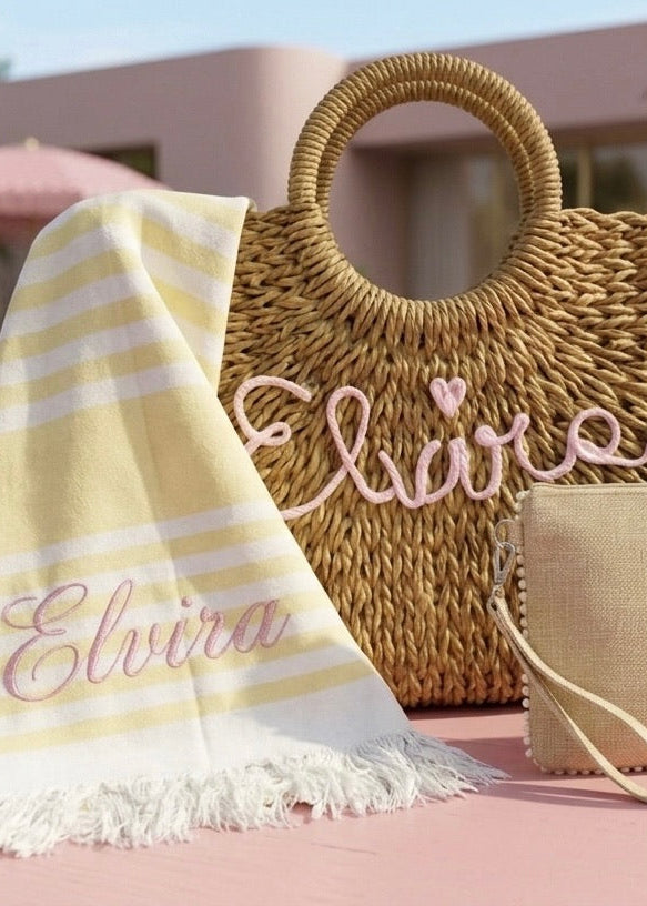 BORSA PAGLIA PERSONALIZZATA